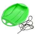 thumbnail image 1 of Round Snow Sled Disc Slider, Heavy-Duty PP Plastic Saucer for Kids Adults Sand Snow Skiing, Pull Rope Included, 1 of 1