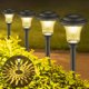 thumbnail image 1 of Paquete de 6 luces solares de vidrio para jardín al aire libre hasta 12 horas, 1 of 8
