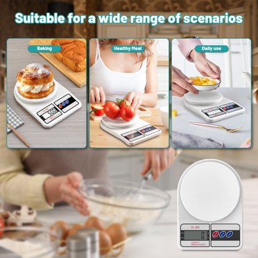 MagicTek Digital Kitchen Scale – 3kg Capacity, Measures In Grams, Ounces, Pounds, & More