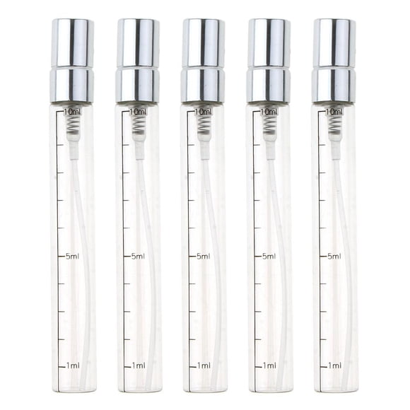 de atomizador de de 10 ml - vacío recargable de bolsil monedero Plata Zulema Botella de perfume vacía