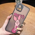 thumbnail image 3 of Matte Case for VIVO Y93 Y91C Y91 Y85 Y77 Y76 Y75 Y73 Y72 Y71 Y53 Y52S Y50 Y35 Y22 4G 5G Case Funda Shell Cute Pink Piglet Anime, 3 of 5