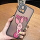 thumbnail image 3 of Matte Case for VIVO Y93 Y91C Y91 Y85 Y77 Y76 Y75 Y73 Y72 Y71 Y53 Y52S Y50 Y35 Y22 4G 5G Case Funda Shell Cute Pink Piglet Anime, 3 of 5