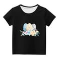 thumbnail image 2 of Edvintorg Kids Easter Shirts Clearance 3-14Years Summer Boys Girls T Shirts Kawaii Flower Easter Eggs Printed Round Neck Short Sleeve Tee Tops Children's Clothing, 2 of 4