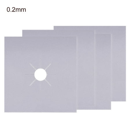 

SANAG 4Pcs Gas Stove Burner Covers Stovetop Protector Liner Non-Stick Reusable Cleaning Pads Mats