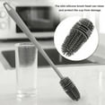 thumbnail image 3 of Silicone Bottle Brush Long Handle Flexible Scrubber for Water Bottles Wine Glasses Cups Cleaning with Reinforced Handle 360 Degree Cleaning Brush Durable TPR Material, 3 of 6