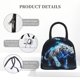 thumbnail image 4 of Fotbe Futuristic Blue Light White Tiger Bolsa de Almuerzo con Estampado, Lonchera Aislada, Contenedor de Comida Reutilizable Tipo Cooler a Prueba de Fugas, 4 of 6