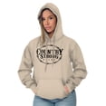 thumbnail image 3 of Country Strong Logo Western Cowboy Hoodie Sweatshirt Women Men Brisco Brands L, 3 of 5