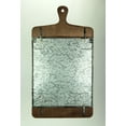 thumbnail image 3 of Galvanized Finish Farmhouse Chicken Cutting Board Wall Hook, 3 of 3