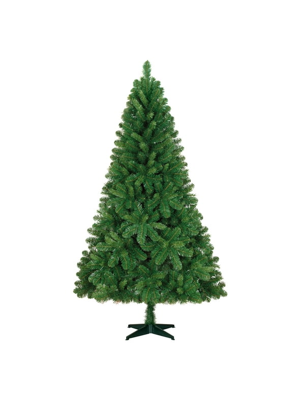 Holiday Time Unlit 6.5' Jackson Spruce Green Artificial Christmas Tree
