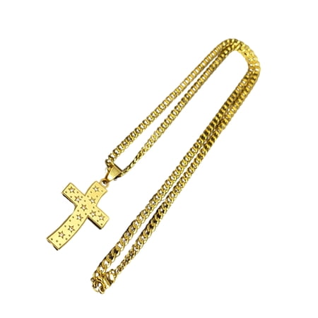 Stylish Crosses Pendant Charm Necklace Resistant to Tarnish Jewelry Accessory for Personalize Expression and