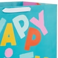 thumbnail image 5 of Hallmark Extra-Deep Birthday Gift Bag (Happy Wishes on Teal), 5 of 6