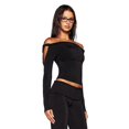 thumbnail image 5 of Vestido hueco de mujer estilo europeo y americano 2024, vestido sexy de chica caliente con mangas abullonadas y cuello en V, vestido sin tirantes, falda corta, 5 of 5