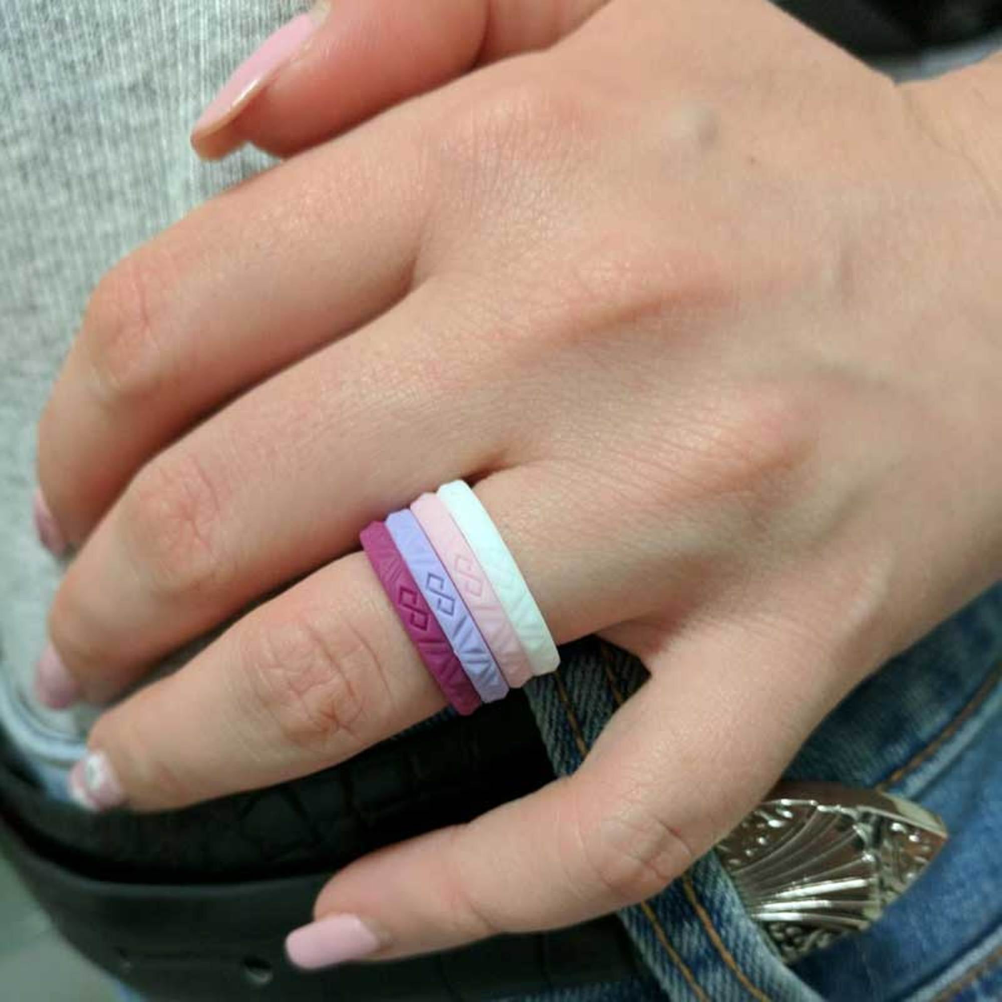 stackable rings rubber