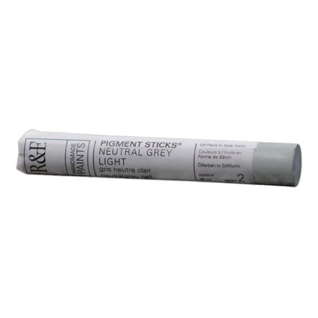 UPC: 0836943005013 | R&F Handmade Paints Pigment Stick  38ml  Neutral Gray Light