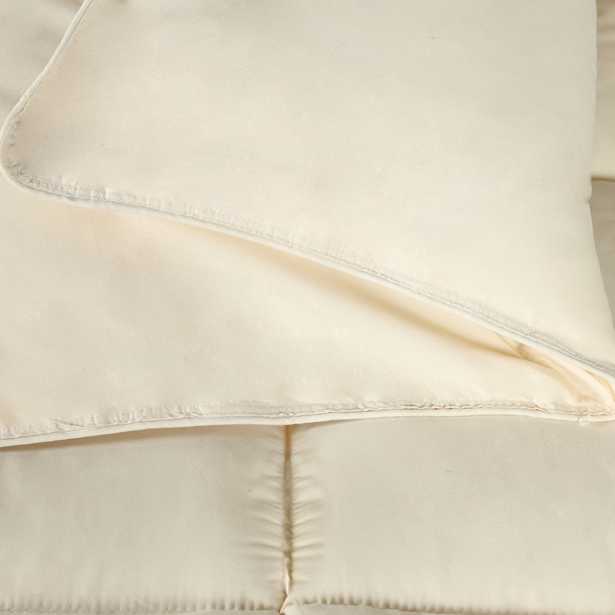 BNM Solid Comforter Down Alternative Bedding, Twin/Twin XL, Ivory