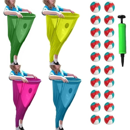 Granny Pants Yard Game, Big Granny Pants Yard Games with Bouncy Balls - The Ultimate Backyard Party Game! Granny Pants Giant Outdoor Recreational Tossing Games for All Age