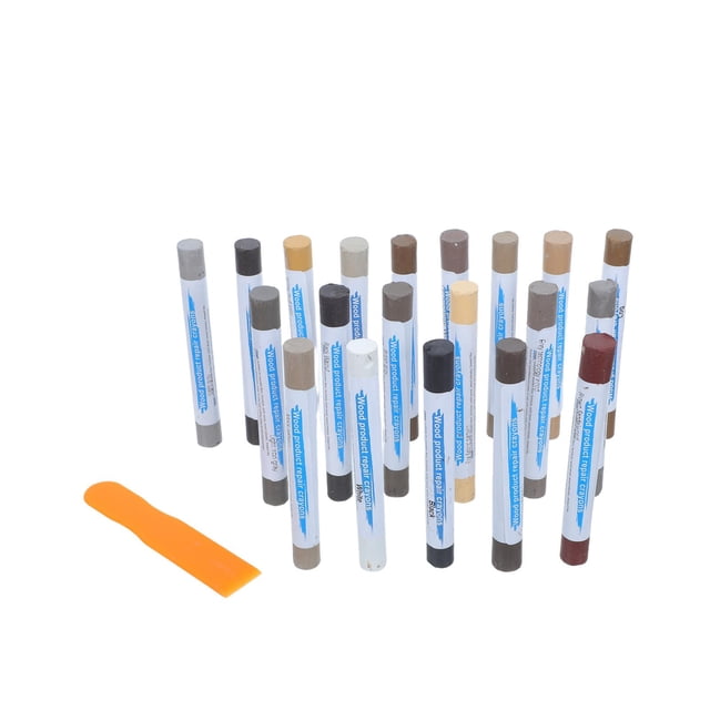 BESTYASH 20Ud Marcadores De Cera Para Reparar Rayones En Madera De Muebles Y Gabinetes
