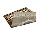 thumbnail image 5 of Allstar Rugs  Cherokee Themed Polypropylene Area Rug 5' 0" x 6' 11" - Mocha, 5 of 5