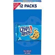 CHIPS AHOY! Original Chocolate Chip Cookies, 12 Snack Packs (4 Cookies Per Pack)