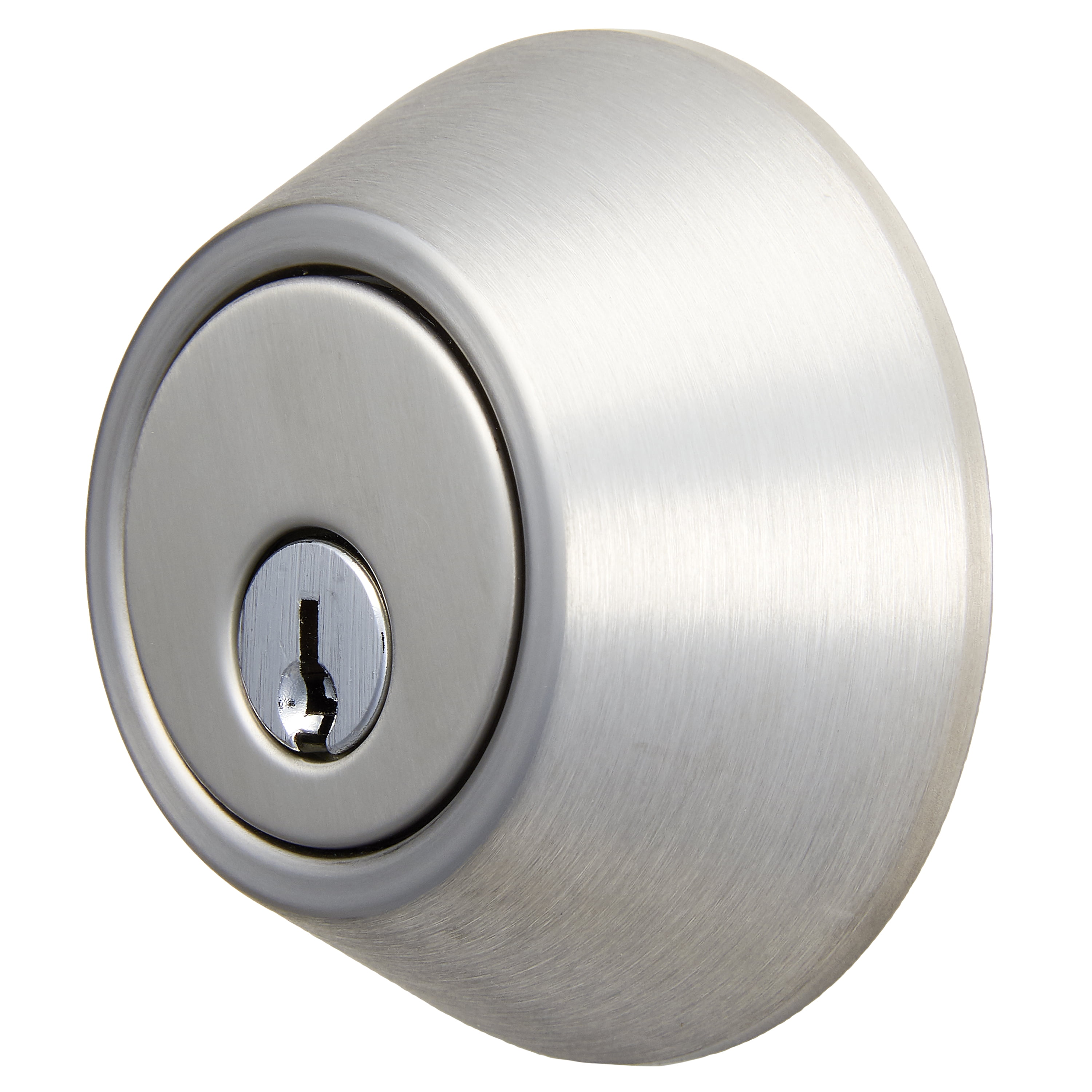 Hyper Tough Keyed Entry Double Cylinder Deadbolt Lock, Stainless Steel Finish