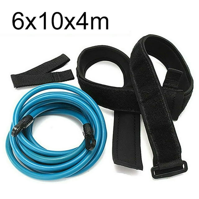 Bandes d'Entraînement Réglables pour la Natation Cordes Élastiques pour la Natation Bandes de Résistance pour la Nage Harnais Fixe Ceinture de Natation