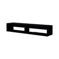 thumbnail image 2 of Black 2-Shelf Rack for Media / Streamlines Living Room with Clean Look, 2 of 2