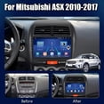 thumbnail image 3 of 【2+32G】10 inch Car Stereo Radio for Mitsubishi ASX 2013-2015, for Outlander Sport 2011-2017, Android 13 IPS Touchscreen Stereo Wireless CarPlay&Android Auto,Support GPS BT SWC WiFi FM Backup Camera, 3 of 9