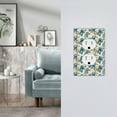 thumbnail image 5 of Balery Vintage Blue Flowers for Duplex Wall Plates Kit, Electrical Outlet Covers, Standard Size 1-Gang 5.0" x3.0", Electric Receptacle Plug Covers-Style S, 5 of 6