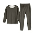 thumbnail image 3 of Bcfgryg Men's Wool Thermal Underwear Set Mens Loungewear Sets 2-Piece, 3 of 3