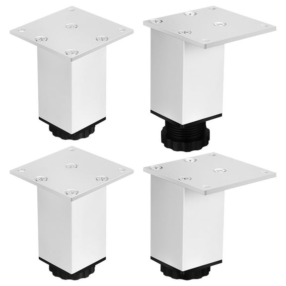 Raindrops  4 Pcs Risers Table Stabilizer Legs Feet Metallic Furniture Leveler Wedges