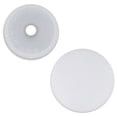 thumbnail image 3 of C.R. Laurence SC91F40-XCP100 White Flat Large Snap Cap Screw Covers - Pack of 100, 3 of 4