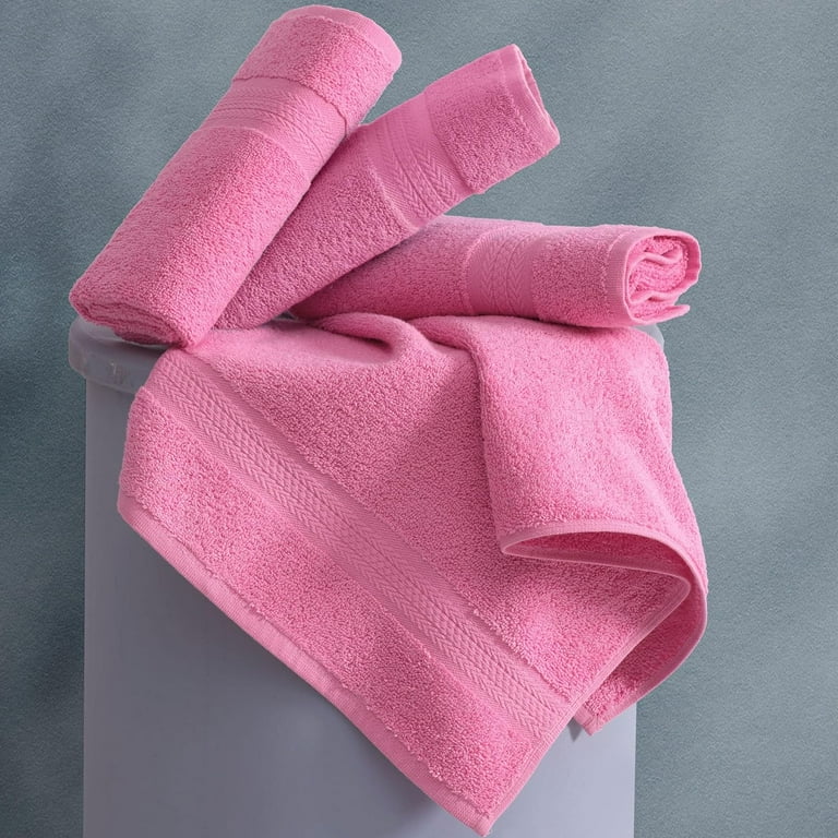 Pink fingertip towels hotsell