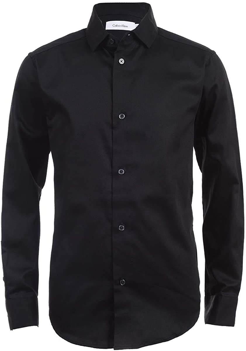 Calvin Klein Boys Long Sleeve Sateen 