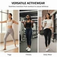 thumbnail image 6 of Women's Cotton Soft Capri Leggings Activewear, Heather Grey-XL, 1 Pack, 6 of 6