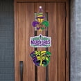 thumbnail image 3 of Jiibva Festive Hanging Door Sign with Wreath, Colorful Party Decoration for Indoor and Outdoor Use, 3 of 7