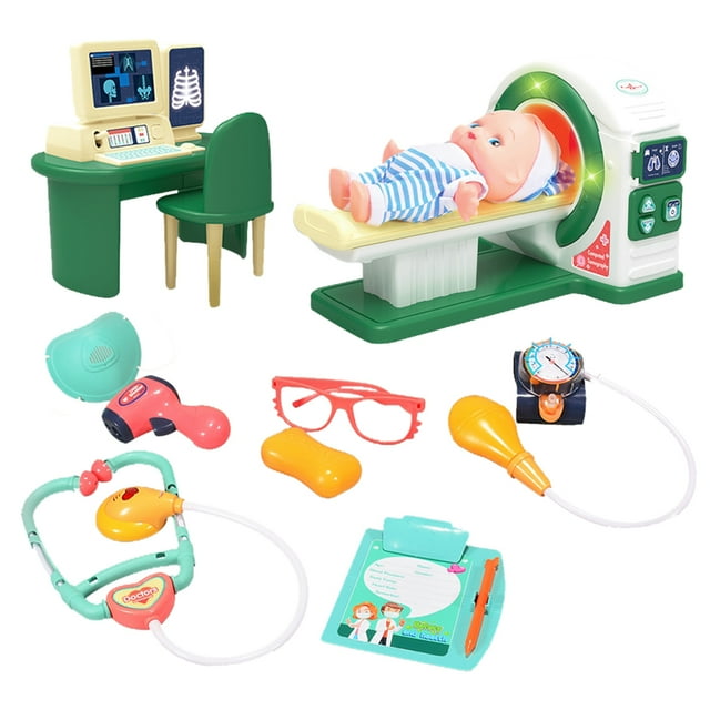 Doctor Pretend Toy Set Small Interactive Nurse Toy Role Play Toy for Children