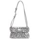 thumbnail image 3 of 6638 Bolso Cuadrado Pequeño Cruzado Un Hombro PU Plisado Con Nicho (beige), 3 of 9