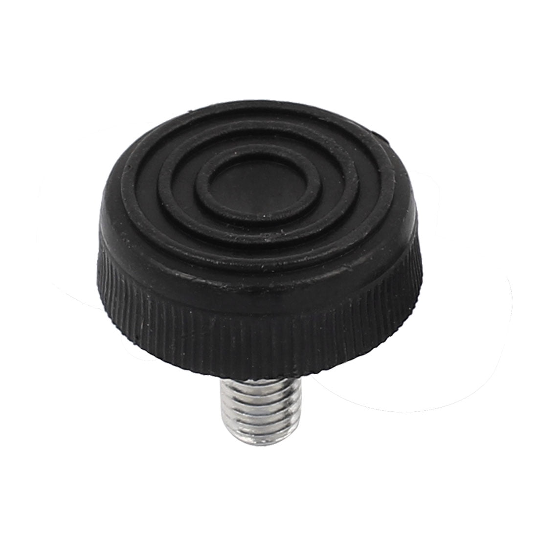 M8 Male Thread Furniture Table Plastic Base Adjustable Leveling Feet Black