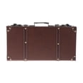 thumbnail image 2 of Leatner Suitcase Old Style Decorative Travel Home Decor Packaging brown, 2 of 10