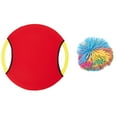 thumbnail image 2 of Ensemble de Raquettes et Balles de Trampoline Disque Rebondissant Jeu de Jardin Extérieur Lancer et Rouge, 2 of 8