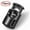 Black, variant on 10Pcs Spring Buckle Rope Cord Locks Clip End Single Holes Luggage Lanyard Fasten Stopper Sliding