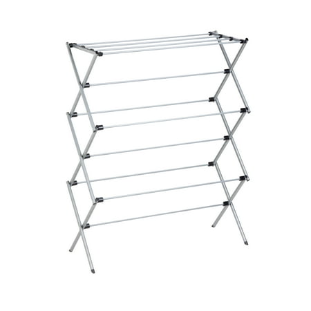 Lightweight Rock - Honey Can Do Lightweight Oversize Folding Laundry Drying Rack, Gray