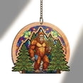 thumbnail image 3 of Lotusprinthandmade Bigfoot Custom Shape Window Hanging Suncatcher 4in, 3 of 6