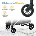thumbnail image 3 of DEYGIA Stroller Wagon for 2 Kids, All-in-One Foldable Wagon Stroller, Black, 1 Count, 3 of 7