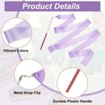 thumbnail image 3 of Uxcell Dance Ribbons, Gymnastics Dance Streamers with Non-Slip Wand Dance Flag Light Purple, 3 of 7
