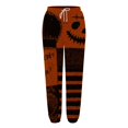 thumbnail image 6 of Red High Waist Pjs Loose Pant Wide Leg Halloween Sleepwear Home Wear M, 6 of 6