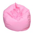 thumbnail image 4 of Housse de Pouf Imperméable Sans Remplissage Housse de Canapé en Peluche Support de Rangement pour Jouets Rose, 4 of 9