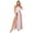 Dusty Pink, variant on TiaoBug Women's Lyrical Dance Costume Sleeveless Side Split Chiffon Maxi Dress Modern Dancewear Dusty Pink XXL