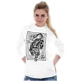 thumbnail image 3 of Japanese Tiger Tattoo Line Art Plus Size Long Sleeve Graphic Tee Shirt Brisco Brands 2X, 3 of 5