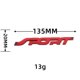 thumbnail image 3 of Pegatinas para Carrocería de Coche de Metal Tridimensionales 3D SPORT Pomoko, 3 of 5